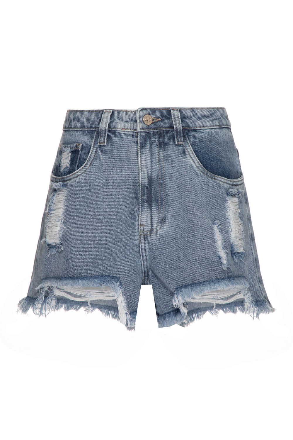 Short Kopen Denim Jeans Feminino Estonado Destroyed